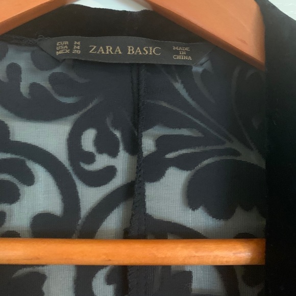 Zara Boho Black cut velvet kimono - Picture 8 of 11